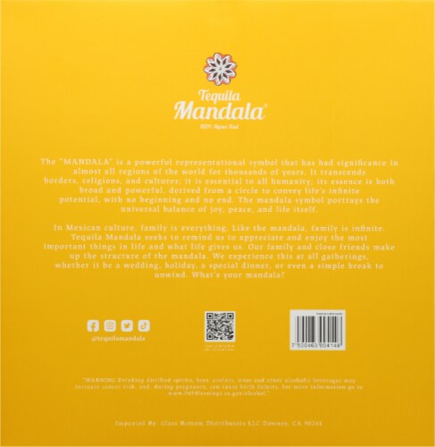 Tequila Mandala Reposado Perspective: back
