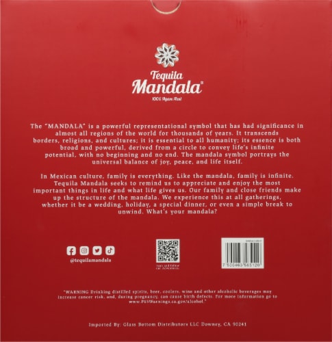 Tequila Mandala® Anejo Perspective: back