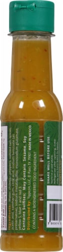 Perrona™ Green With Chiltepin Peppers Hot Sauce Perspective: back
