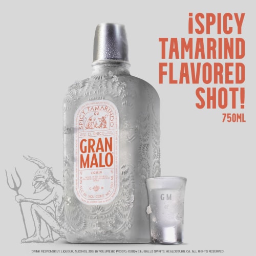 Gran Malo® Spicy Tamarindo Tequila Perspective: back