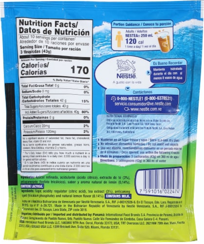 Nestea® Lemon Tea Perspective: back