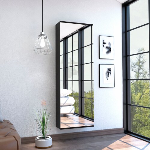 Wall mounted online mirror shoe cabinet