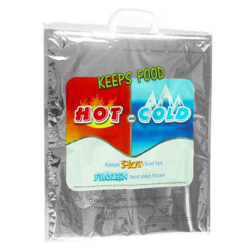 XLarge Hot Cold Bag Insulated Thermal Cooler Grocery Size Food Storage Carry Bag Perspective: back