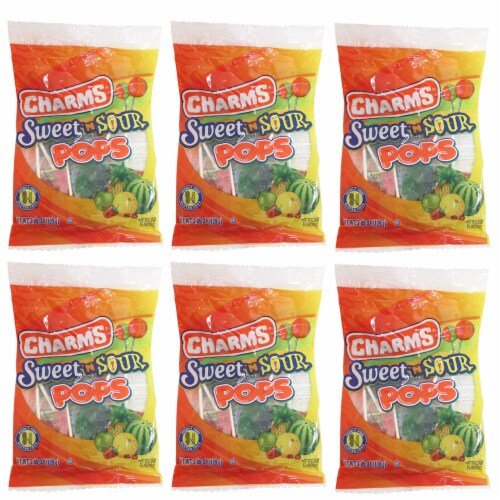 42 PC Lot Charms Lollipops Sweet N Sour Pops Sucker Party Favors 
