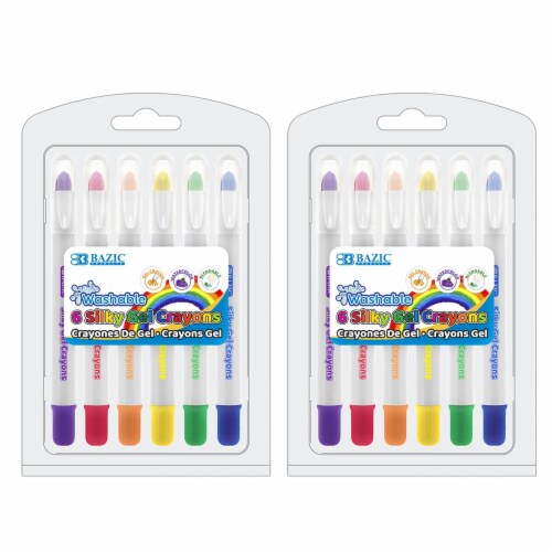 Art & Craft - Texta Zoom Twist Crayons Metallic Colours Pack Of 12