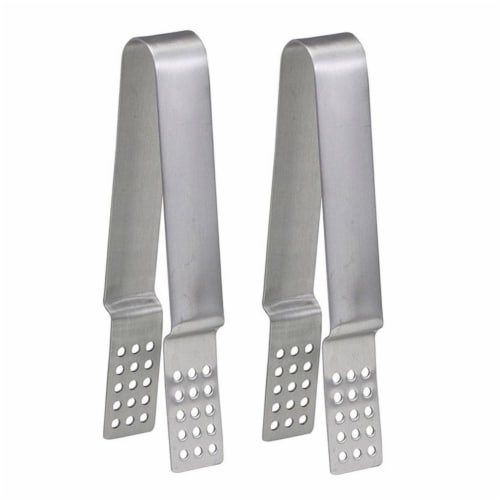 2PC Tea Bag Squeezer Stainless Steel Holder Tongs Easy Squeeze Teabags Strainer Perspective: back