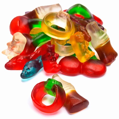 2 Bags Haribo Starmix Gummies Gummy Soft Fruit Chewy Candy Gummi Treat 4oz Each Perspective: back
