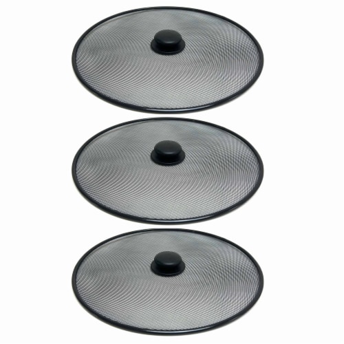 Splatter Screen Cover Shield for Frying Pan - Set of 3: 10 - Guard Splash  Fry Bacon for Pans - Cooking Anti Grease for Oven