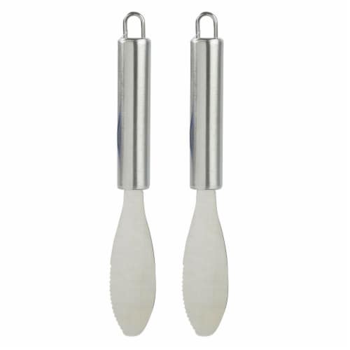 2 Piece Butter Knife,cheese And Butter Spreader,stainless Steel