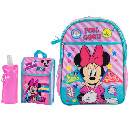 Disney Kids Minnie Mouse Backpack Pink