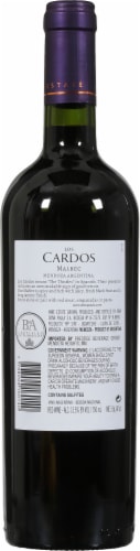 Dona Paula Los Cardos Malbec Wine Perspective: back