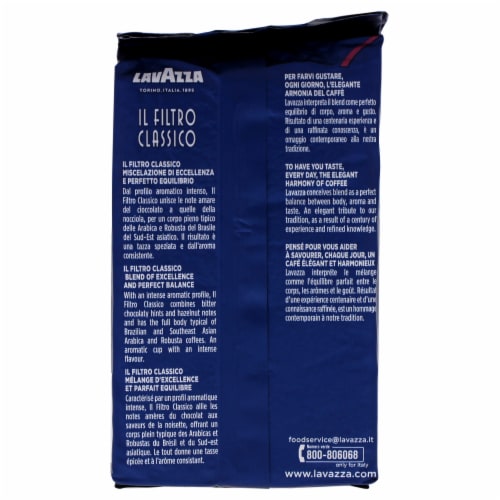 Il Filtro Classico Intense Ground Coffee by Lavazza for Unisex - 8.8 oz Coffee Perspective: back
