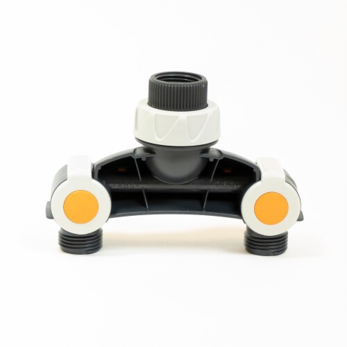 G.F. Garden Dual Outlet Tap Connector Perspective: back