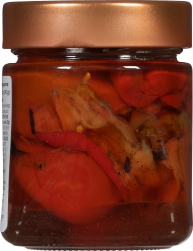 Ficacci Gourmet Peperoni Grigliati Grilled Peppers Perspective: back