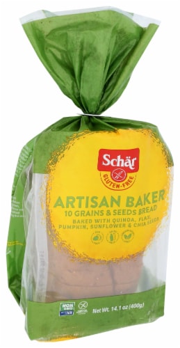 Schar Gluten Free Artisan Baker 10 Grains and Seeds Bread Perspective: back