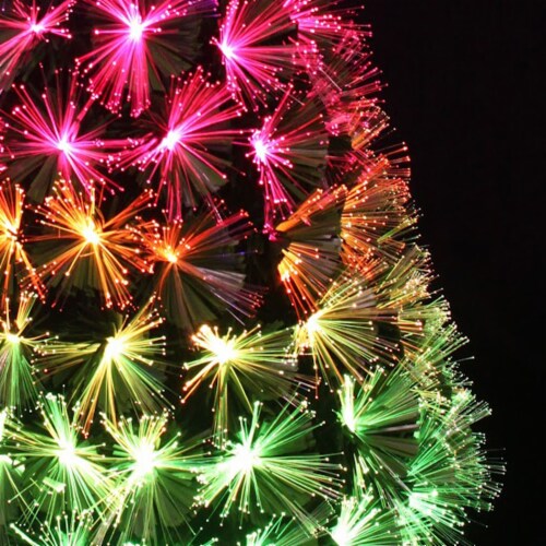 Vintage Fiber Optic Christmas Tree 