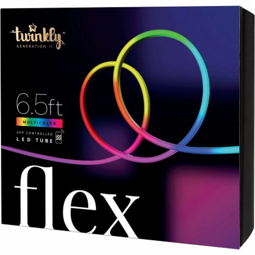 Twinkly Flex App-Controlled Flexible Light Tube RGB (16 Million Colors) 6.5 feet Perspective: back