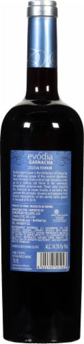 Evodia Garnacha Red Blend Spanish Wine Perspective: back