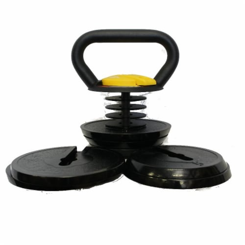 Kettlebell Kings Adjustable Kettlebells 10 40 LB Set for Home Use Squats Swings Presses 10.24 H 6.1 L 6.3 W Fry s Food Stores