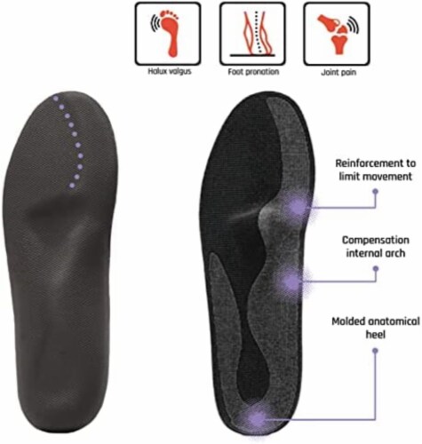 Orthopedic Insoles for Bunions Pain Relief Men Size 6 6.5 US