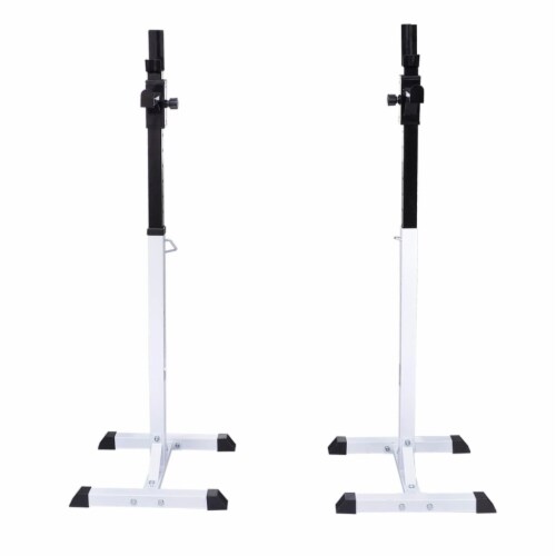 Squat Barbell Rack Set Perspective: back