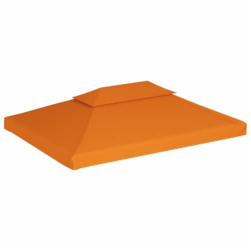 vidaXL Gazebo Cover Canopy Replacement 9.14 oz/yd² Orange 10'x13' Perspective: back