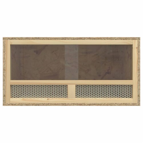 vidaXL Terrarium Engineered Wood 23.6 x11.8 x11.8 Perspective: back