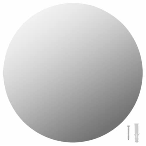 vidaXL Wall Mirrors 2 pcs 15.8  Round Glass Perspective: back