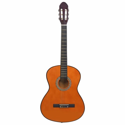 vidaXL Classical Guitar for Beginner 4/4 39  Basswood Perspective: back