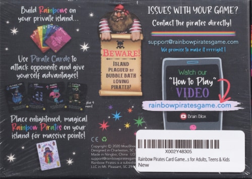 Goliath Rainbow Pirates™ Card Game Perspective: back