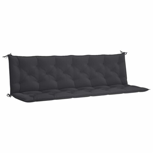 Black outdoor online bench cushions