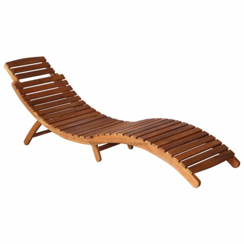 vidaXL Sun Loungers 2 pcs with Table and Cushions Solid Acacia