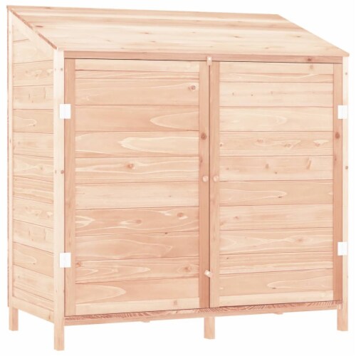 vidaXL Garden Shed 40.2 x20.5 x44.1 Solid Wood Fir Perspective: back