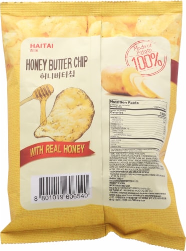Haiti Honey Butter Potato Chips Perspective: back