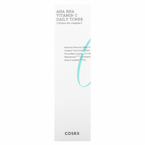 COSRX Refresh AHA BHA Vitamin C Daily Toner Perspective: back