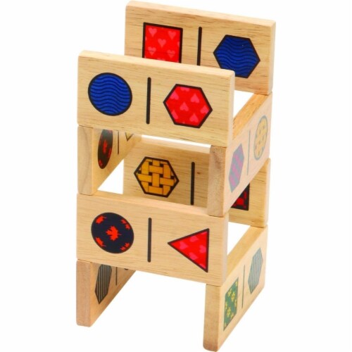 Learning Zone Voila Geo Dominoes 28 pcs Perspective: back