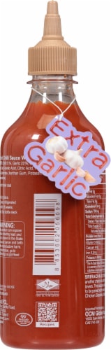 Flying Goose Extra Garlic Sriracha Sauce Perspective: back