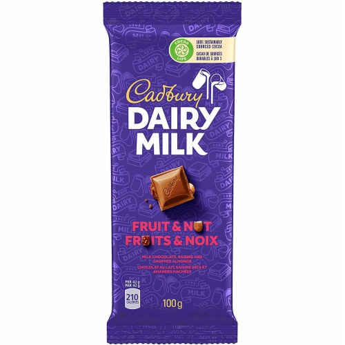 dairy milk fruit and nut gift