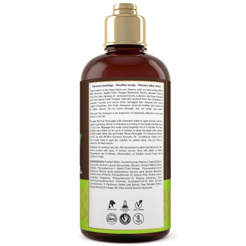 WOW Skin Science™ Apple Cider Vinegar Shampoo Perspective: back