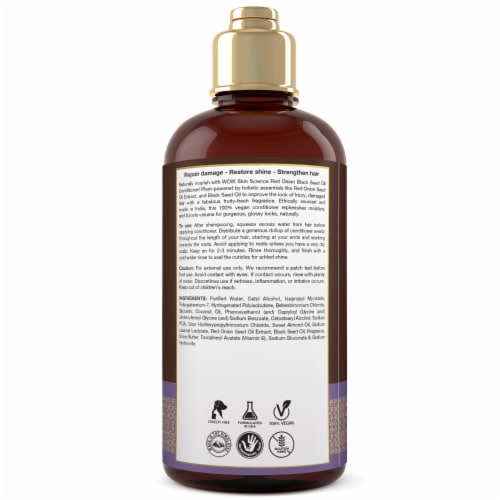 WOW Skin Science ® Red Onion Black Seed Oil Conditioner Perspective: back