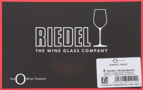 Riedel O Stemless Cabernet/Merlot Wine Glasses, Set of 2 + Reviews