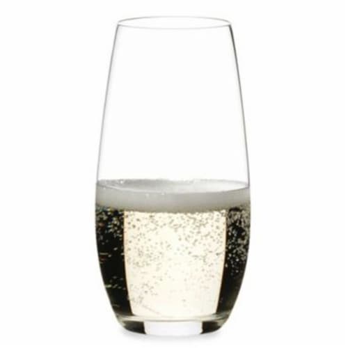Riedel® O Stemless Champagne Flutes Perspective: back