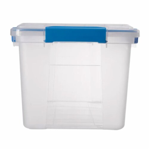 Rubbermaid Roughneck Storage Box with Lid - Indigo, 1 - Fred Meyer