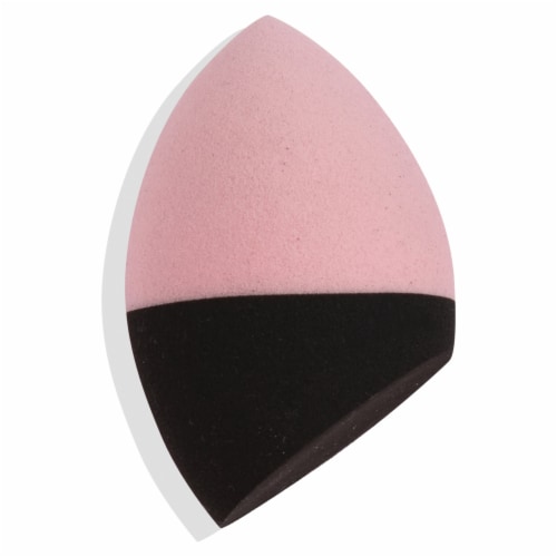 MCoBeauty Dual-Sided Blending Makeup Sponge + 2 Different Densities for Endless Looks – Pink/Black Perspective: back