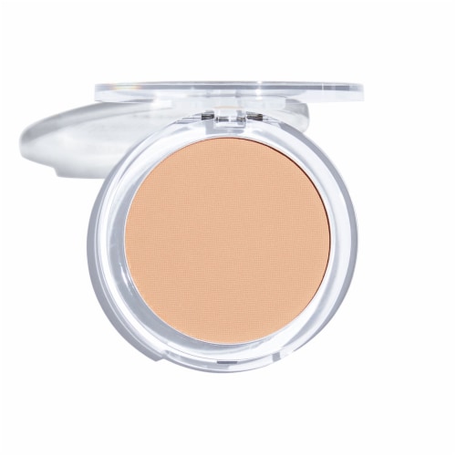 MCoBeauty Invisible Matte Pressed Powder Long-Lasting Evens + Refines Skin Tone - Natural Beige Perspective: back