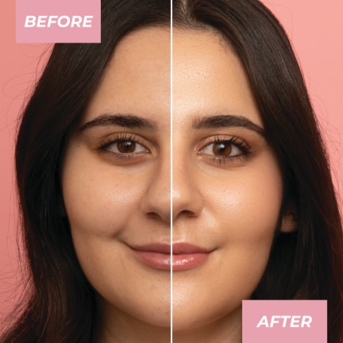 MCoBeauty Miracle Hyaluronic Tinted Serum Foundation Sheer to Medium Coverage 3-4 Light/Medium Perspective: back