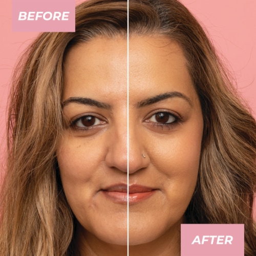 MCoBeauty Miracle Hyaluronic Tinted Serum Foundation Sheer to Medium Coverage 5-6 Medium/Tan Perspective: back