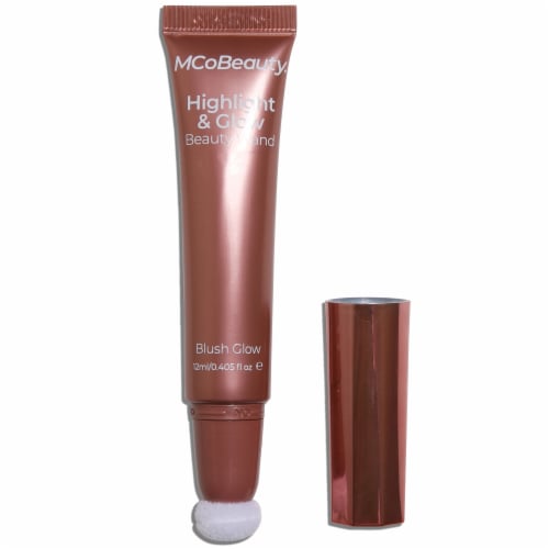 MCoBeauty Liquid Highlight & Glow Beauty Wand Highlighter Creamy Longwear Formula - Blush Glow Perspective: back