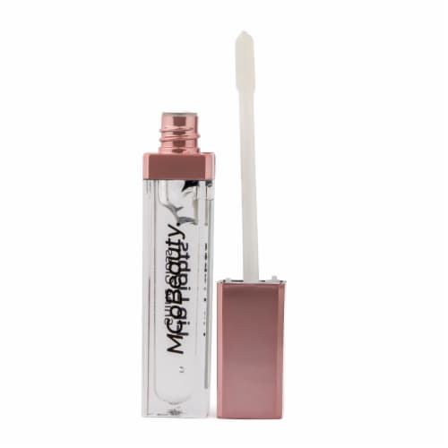 MCoBeauty Lip Lights Shine Lip Gloss with Bulit in Mirror + LED Light - Clear Perspective: back