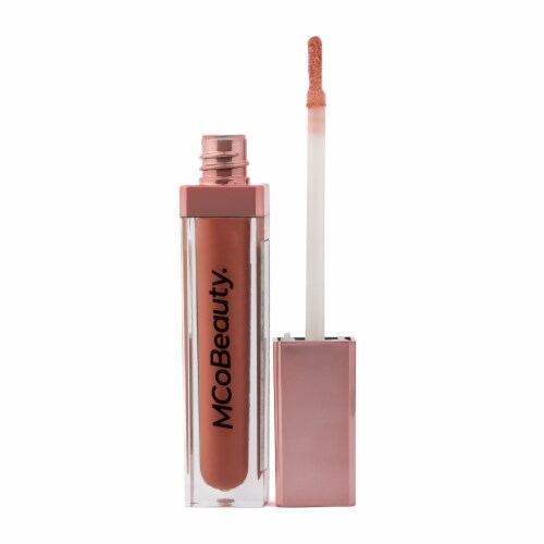 MCoBeauty Lip Lights Shine Lip Gloss with Bulit in Mirror + LED Light - Morocco Perspective: back
